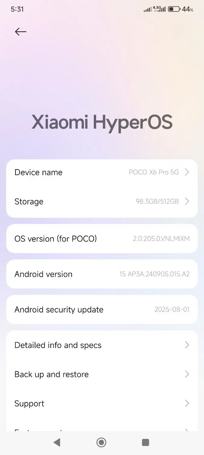 poco x6pro 5G 512g ram12|موبایل|میاندوآب, |دیوار