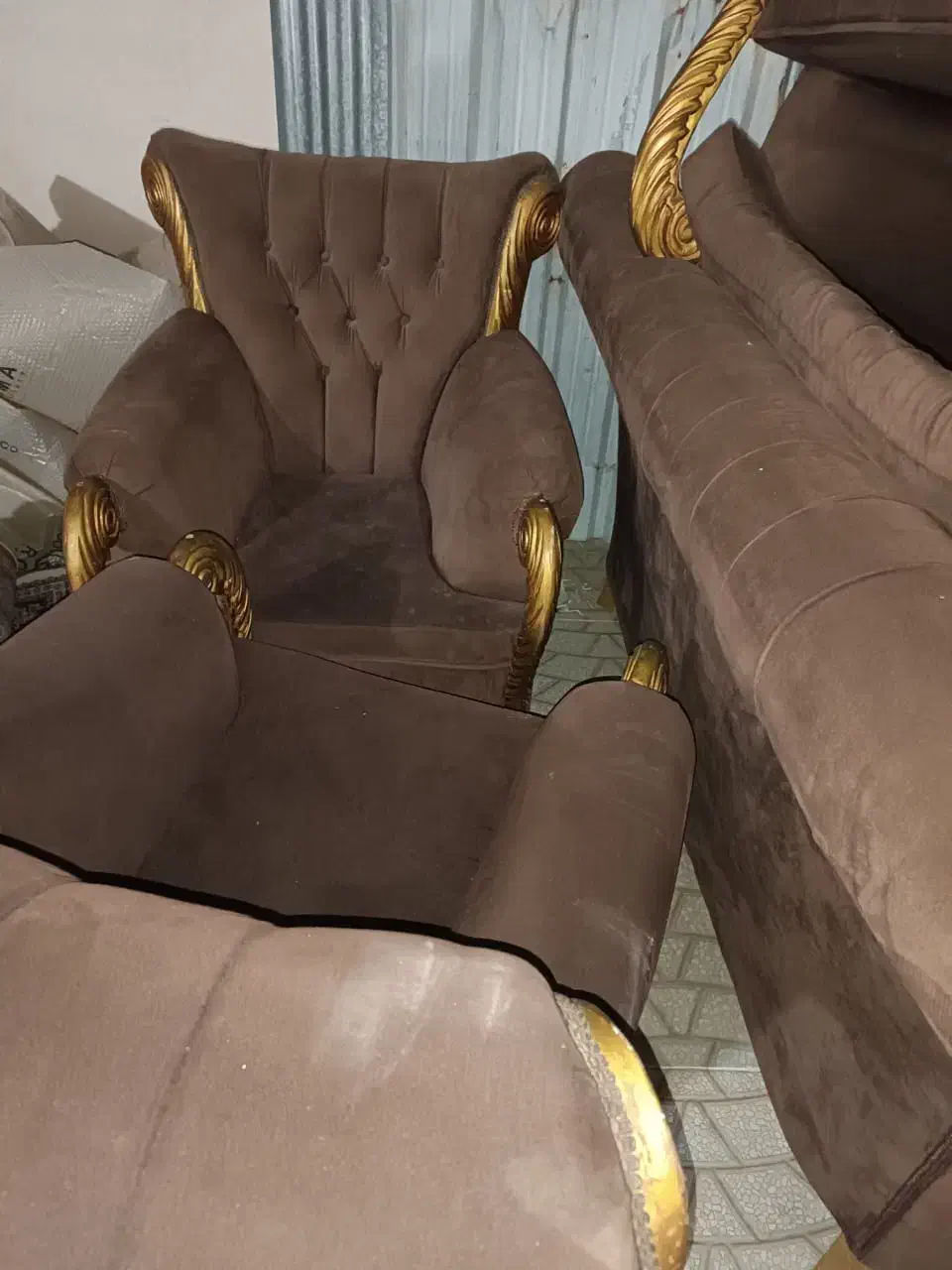 مبل ۷نفره تر و تمیز|مبلمان خانگی و میز عسلی|عسلویه, |دیوار