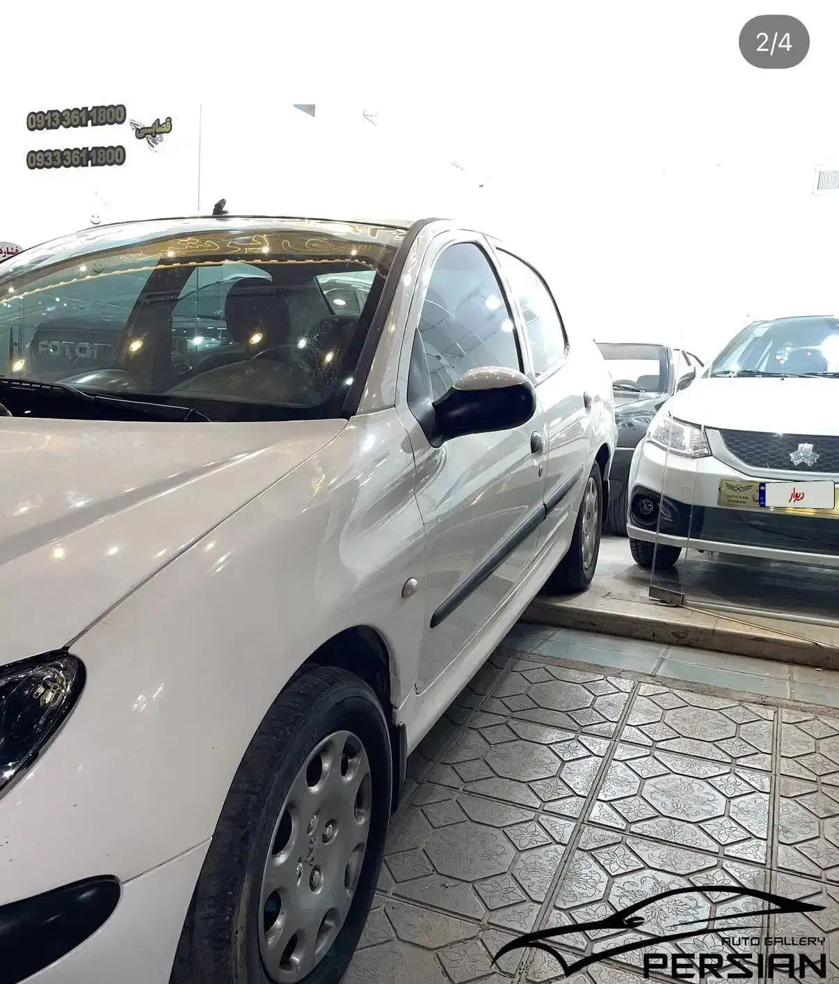 ۲۰۶ sd مدل ۹۴ v8 تیوفایو (اتوگالری پرشین)|خودرو سواری و وانت|کاشان, زیارتی|دیوار