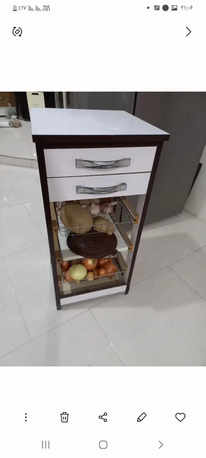 کمد سیب زمینی پیاز|آبچکان و نظمدهنده ظروف|قوچان, |دیوار