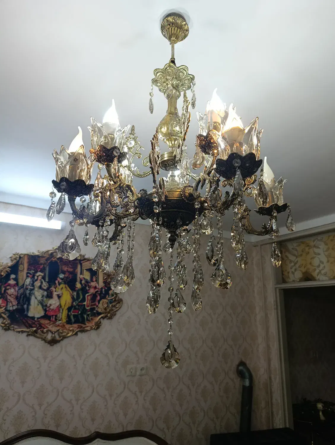 لوستر نو|لوستر و چراغ آویز|قزوین, |دیوار