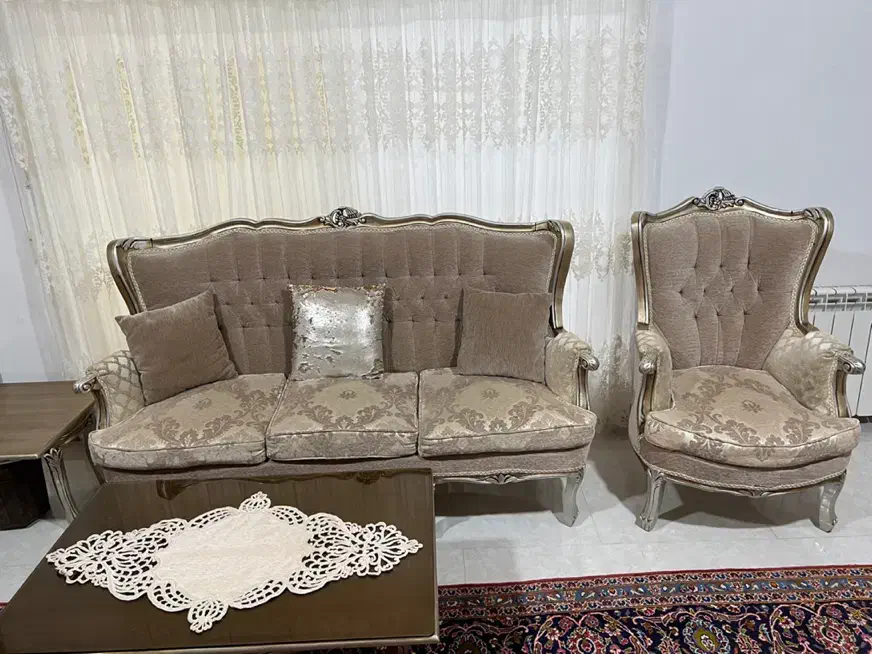مبل هفت نفره کلاسیک|مبلمان خانگی و میز عسلی|نشتارود, |دیوار