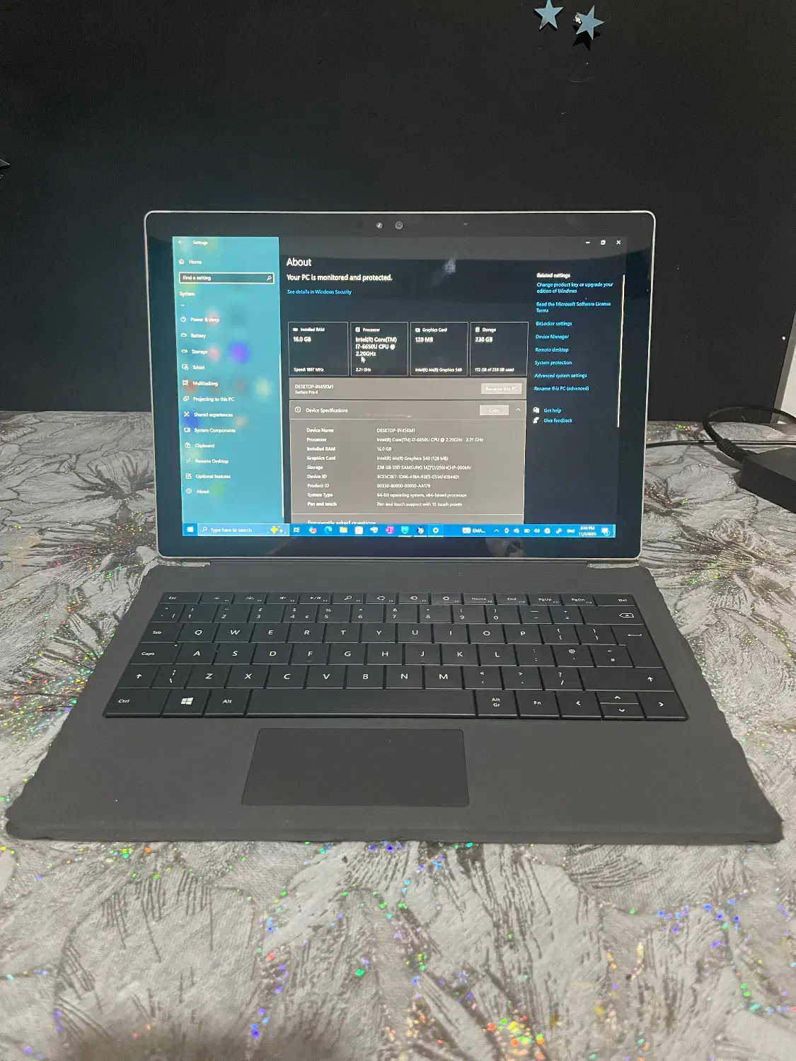 سرفیس پرو ۴ همراه با قلم و کیبورد surface pro 4|رایانه همراه|تهران, ایرانشهر|دیوار