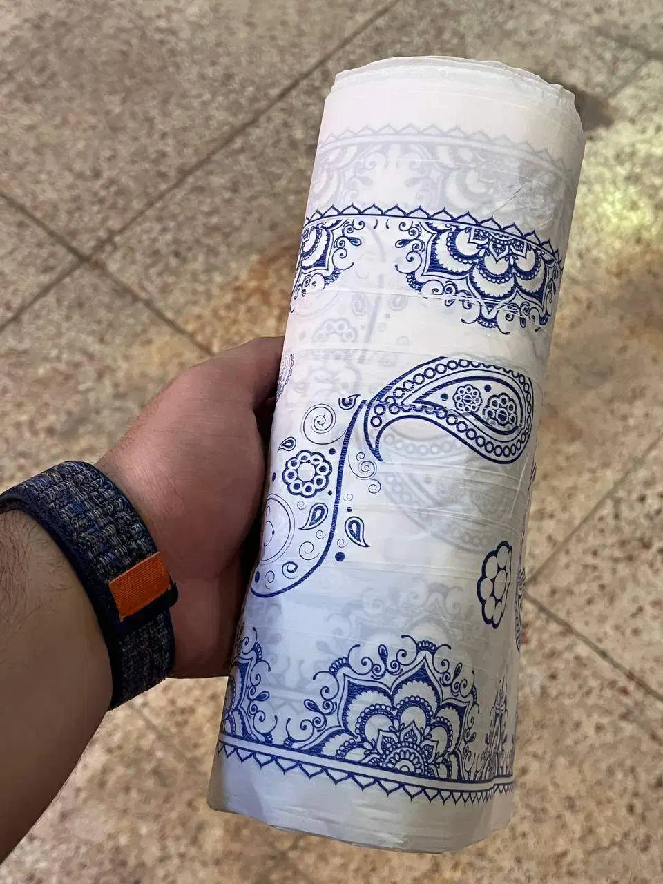 فروش طاقه سفره یکبار مصرف تولیدی|ظروف نگهدارنده، پلاستیکی، یکبارمصرف|ملارد, |دیوار