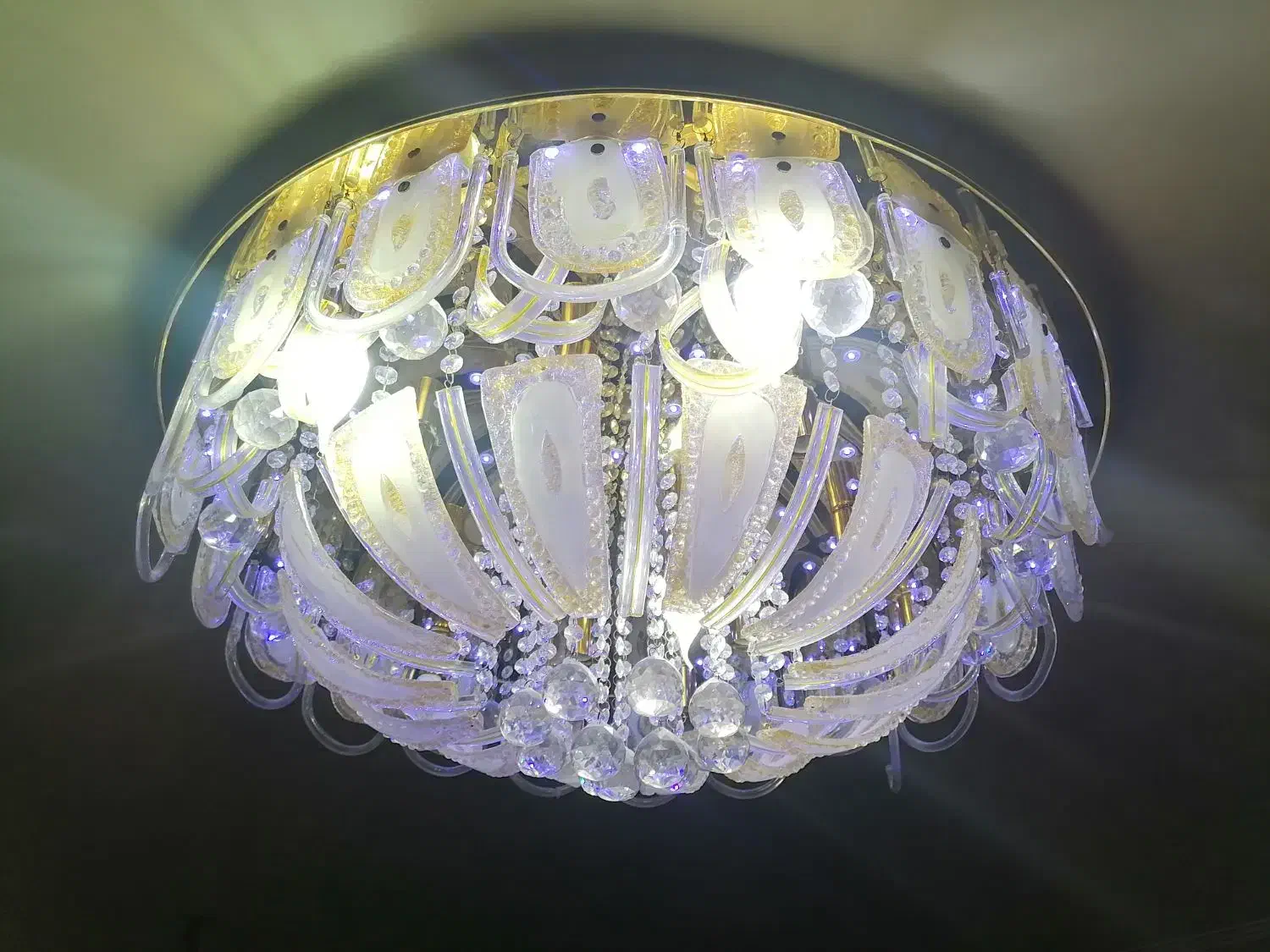 لوستر سقفی طلای و نقری|لوستر و چراغ آویز|تبریز, |دیوار