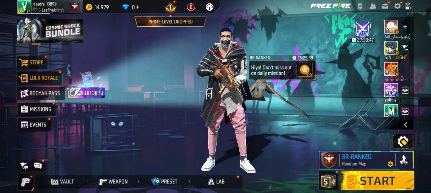 اکانت فری فایر شاخ.|کنسول، بازی ویدئویی و آنلاین|پارسآباد, |دیوار