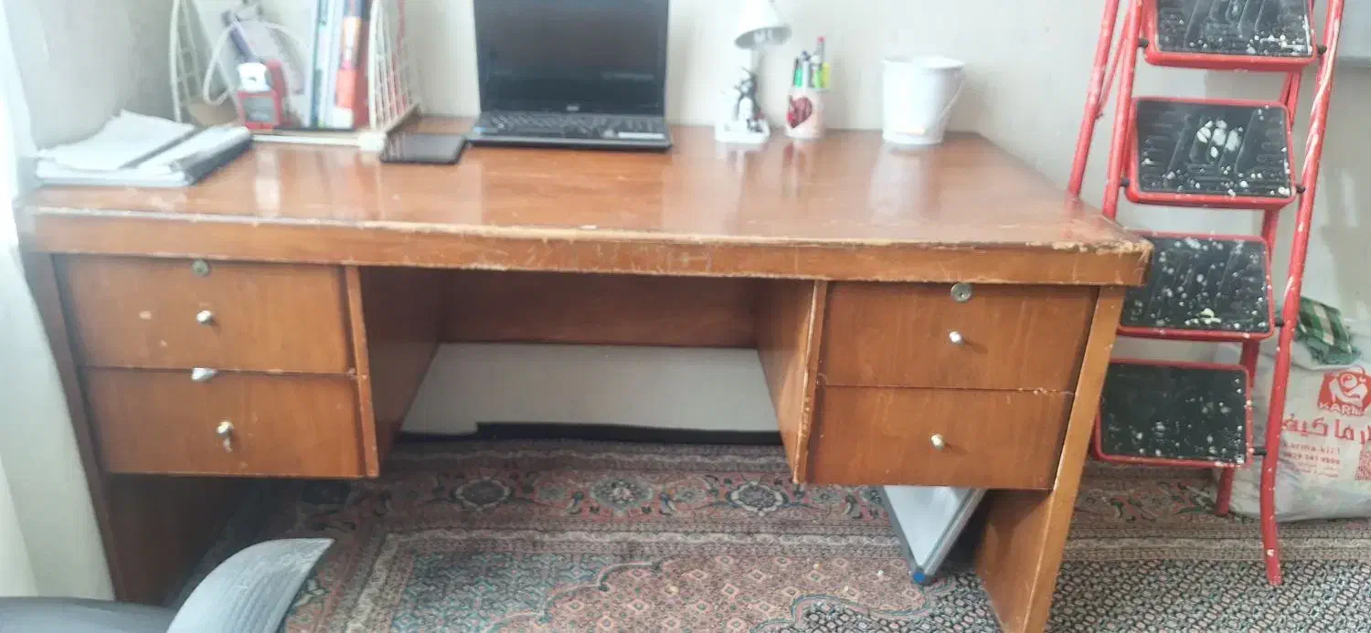 میز تحریر چوبی اصل|میز تحریر و کامپیوتر|زنجان, |دیوار