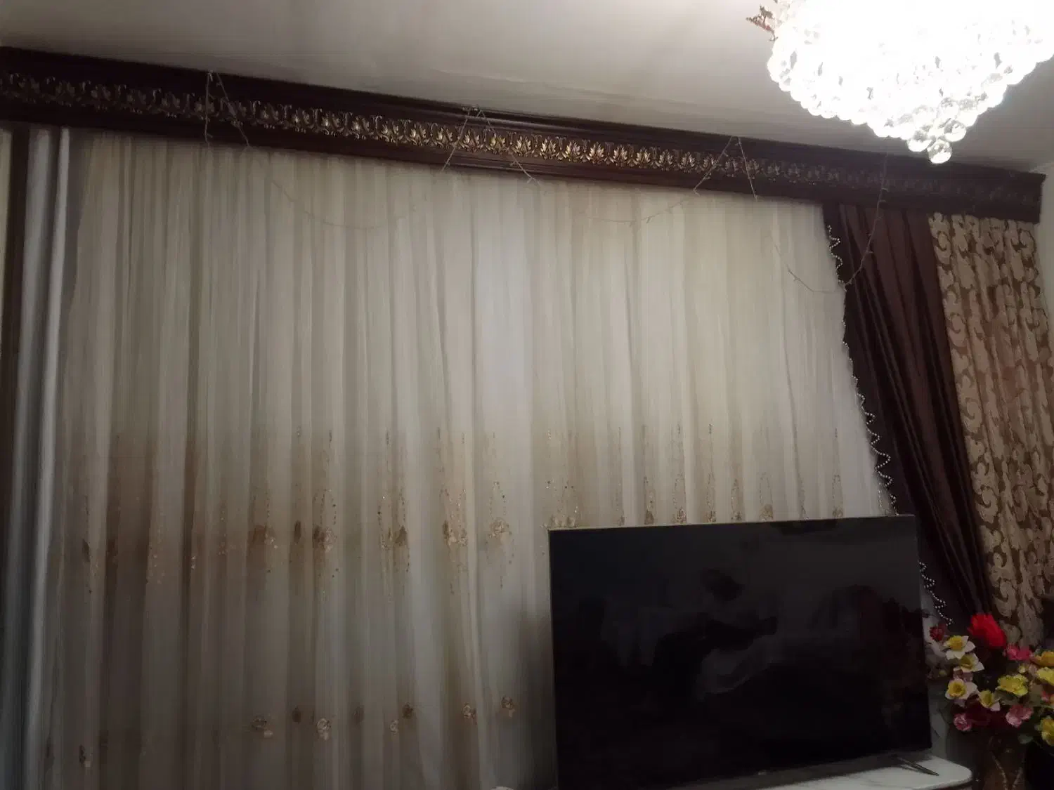 پرده پذیرایی شیک|پرده، رانر، رومیزی|سمنان, |دیوار