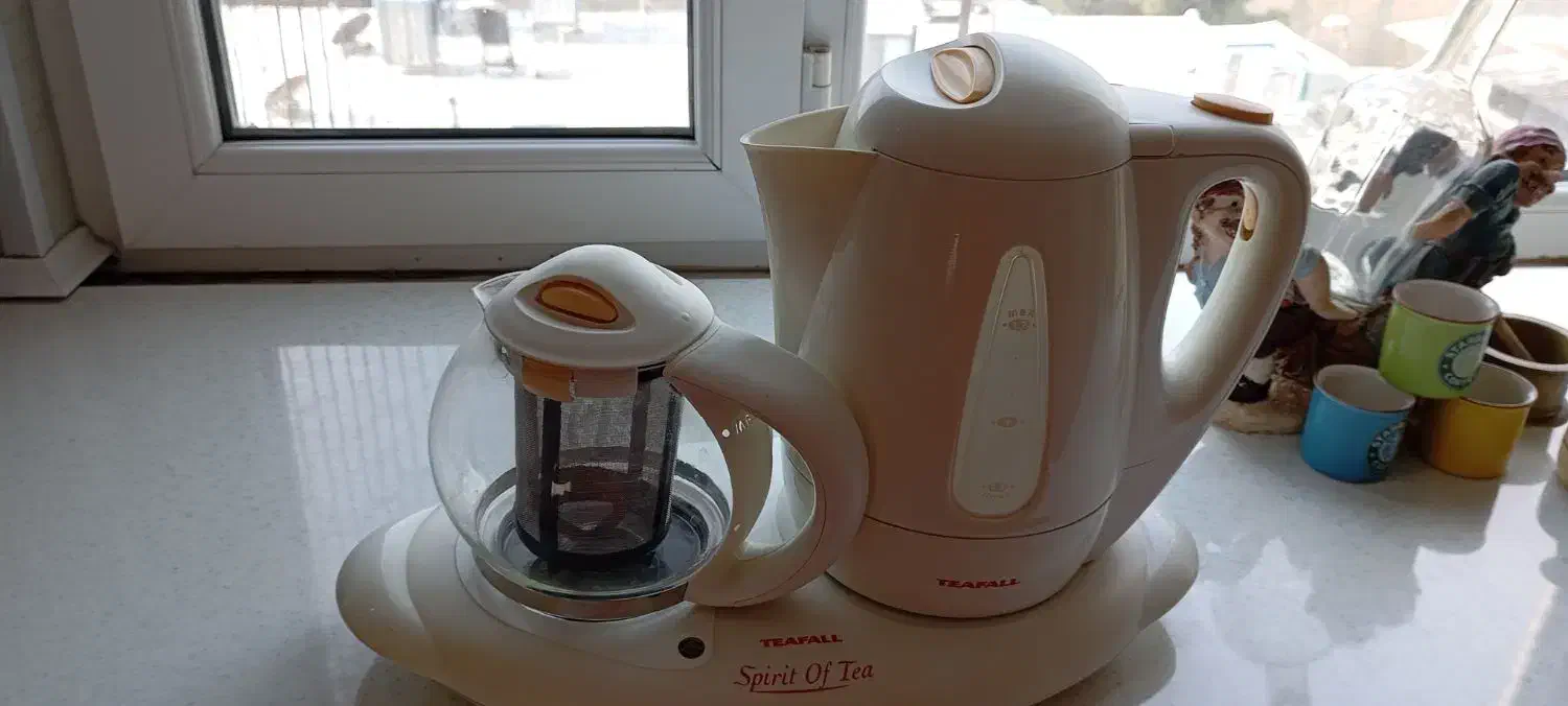 چای ساز تفال درحدنو بهمراه قهوه ساز درحدنو|سماور، چایساز، قهوهساز|الوند, |دیوار