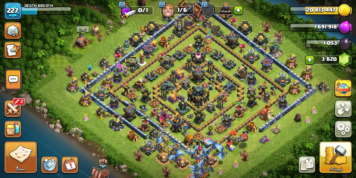 اکانت بازی کلش|کنسول، بازی ویدئویی و آنلاین|جهرم, |دیوار