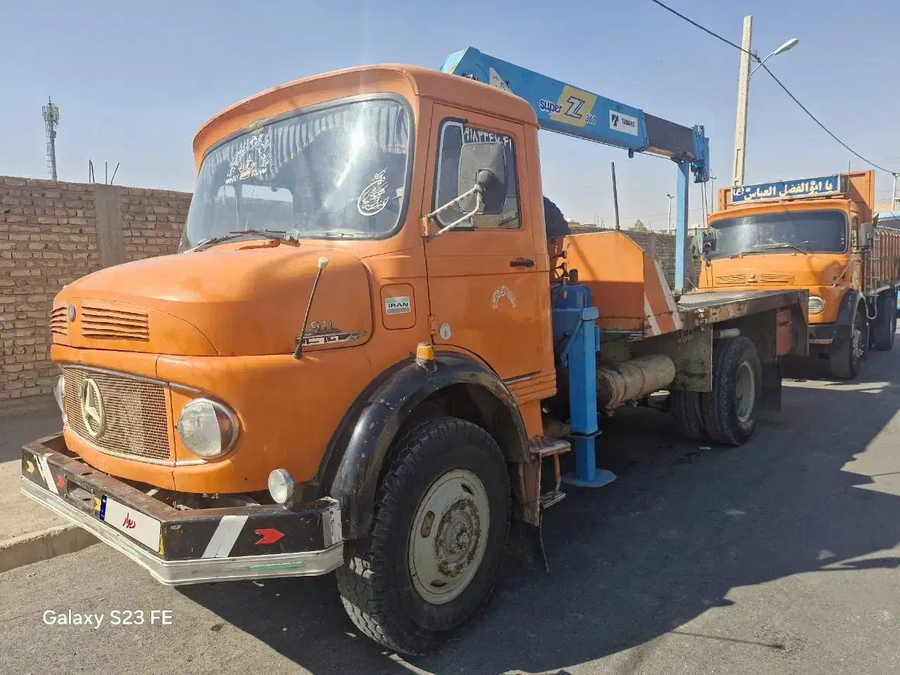 جرثقیل ۹۱۱ بنز ارتشی مدل ۱۳۷۰|خودرو سنگین|اهواز, زیتون کارمندی|دیوار