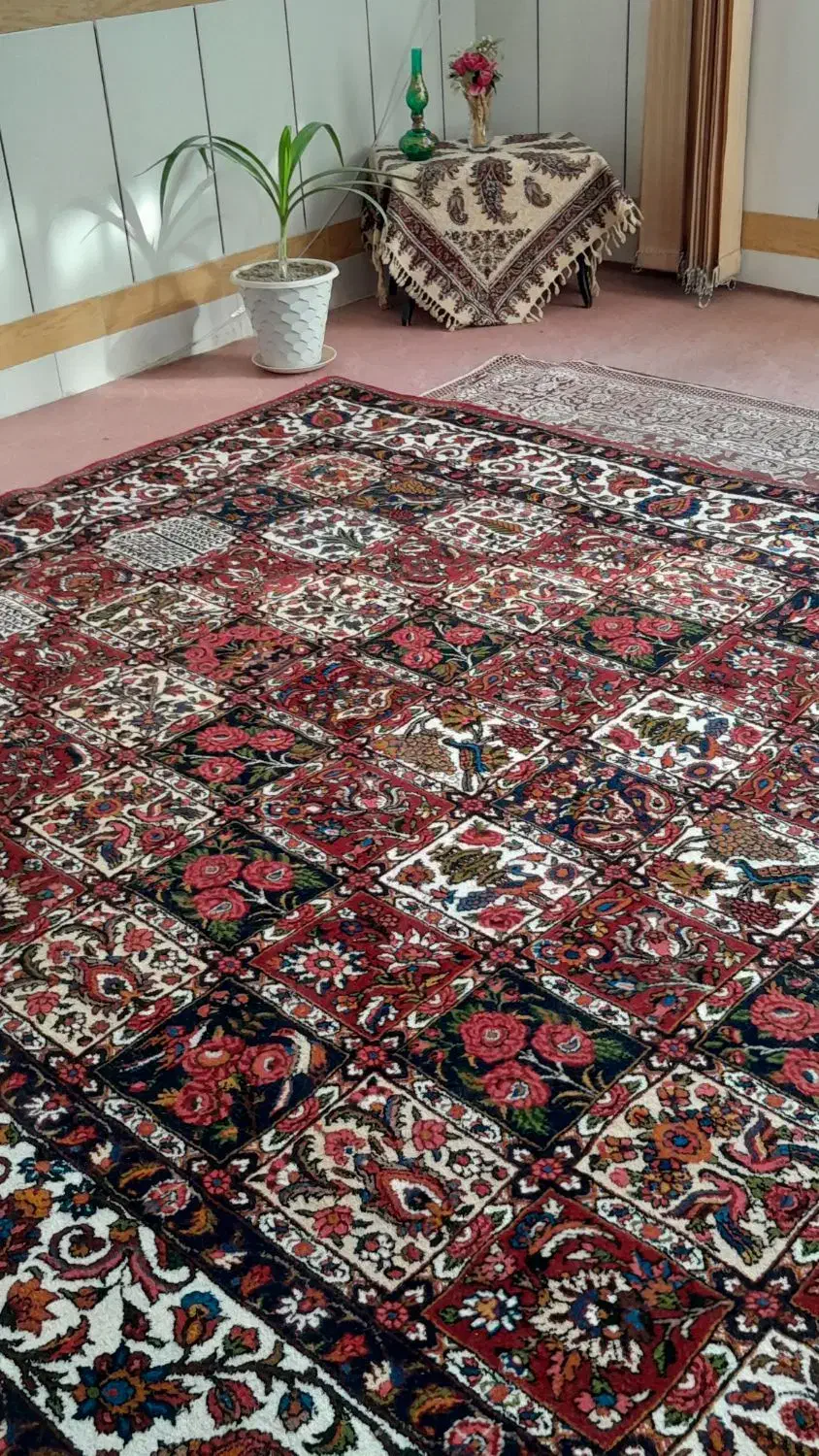 قالی دست باف|فرش|اصفهان, شاهزاده ابراهیم|دیوار