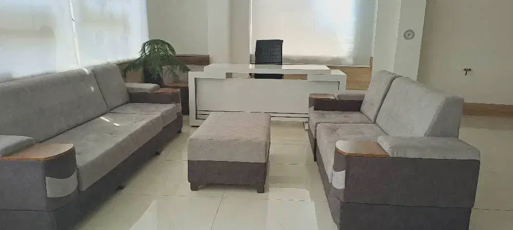 میز مدیریت و دکور تمام MDF|دفتر کار|جهرم, |دیوار