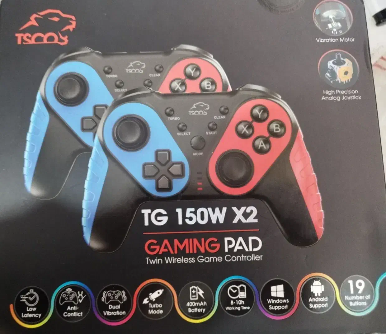 دسته بازی مدل gaming pad TG 150w x2|کنسول، بازی ویدئویی و آنلاین|ارومیه, |دیوار