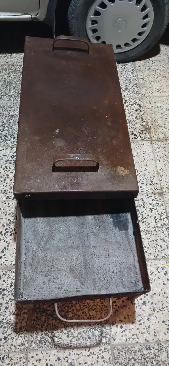 منقل کباب سایز بزرگ همراه با سرمنقل|اجاق گاز و لوازم برقی پخت‌وپز|شوشتر, |دیوار