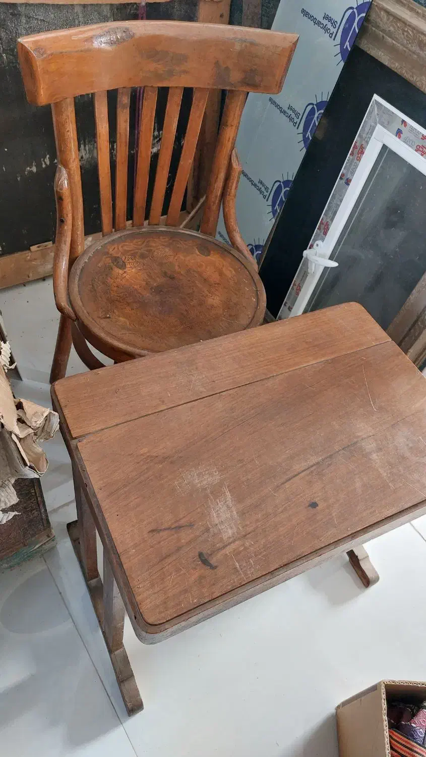 آینه سنگی سماور و منقل|کلکسیون اشیاء عتیقه|یزد, |دیوار