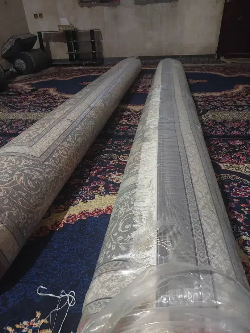 دو تخته فرش ۷۰۰ شانه با نخ پروپلین|فرش|دهدشت, |دیوار