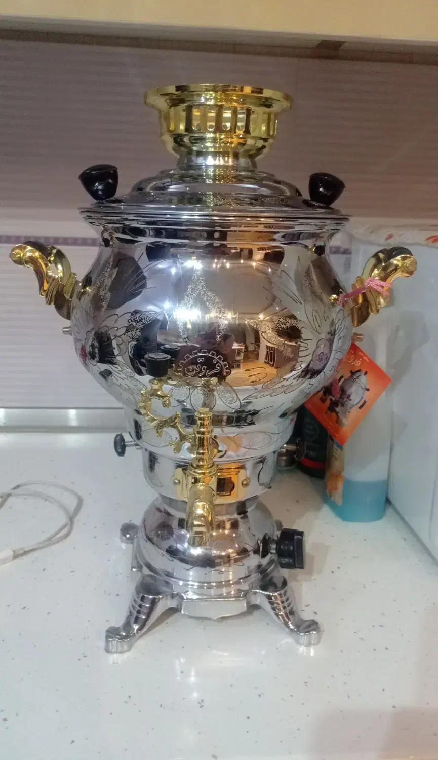 سماور گازی|سماور، چای‌ساز، قهوه‌ساز|کاشان, رجایی|دیوار