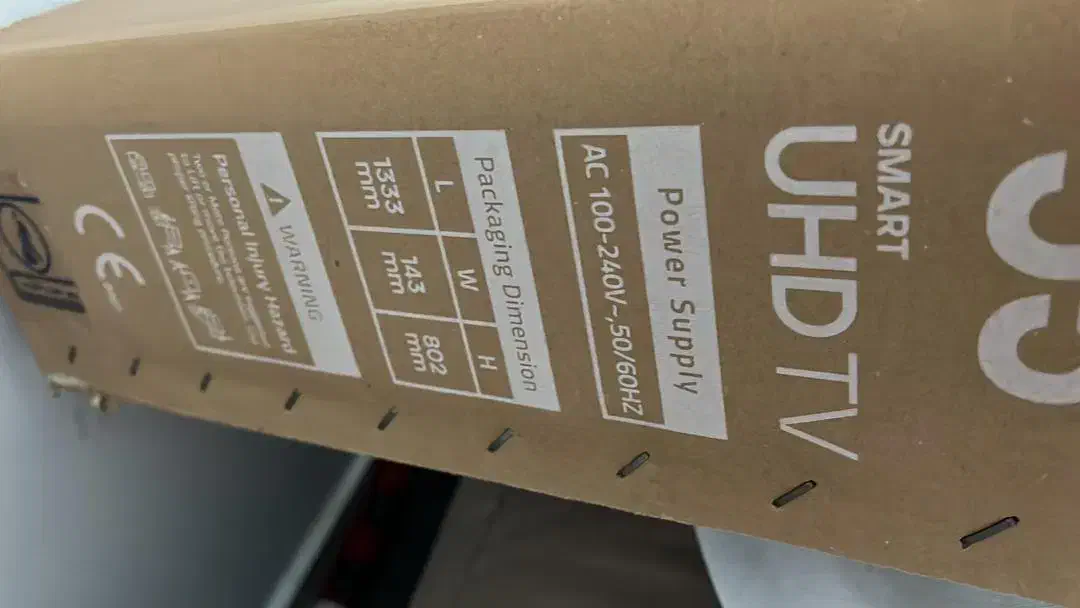 تلویزیون اسنوا 55اینچ|تلویزیون و پروژکتور|قرچک, پارس سرام|دیوار