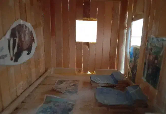 کاردستی ساختمان با چوب بستنی|اسباببازی|ایذه, |دیوار