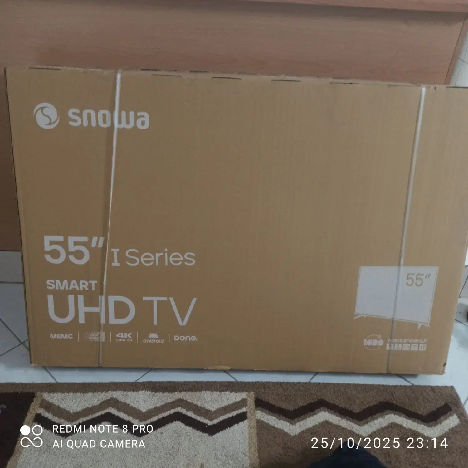 تلویزیون اسنوا آکبند55|تلویزیون و پروژکتور|تهران, عبدل‌آباد|دیوار