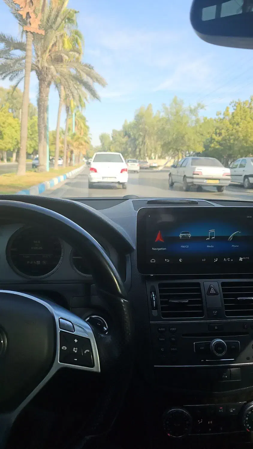 بنز c200 مشکی 2008|خودرو سواری و وانت|تهران, سردارجنگل|دیوار