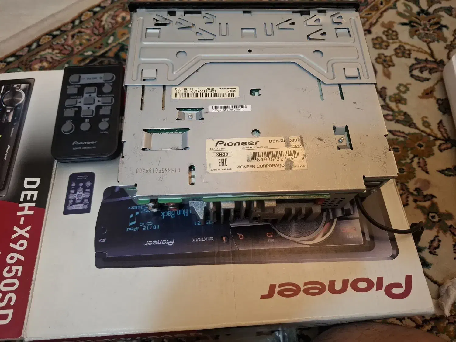 ضبط پایونیر و باند ۸ اینج آلفا سونیک مدل 9650 SD|قطعات یدکی و لوازم جانبی|ری, فیروزآبادی|دیوار