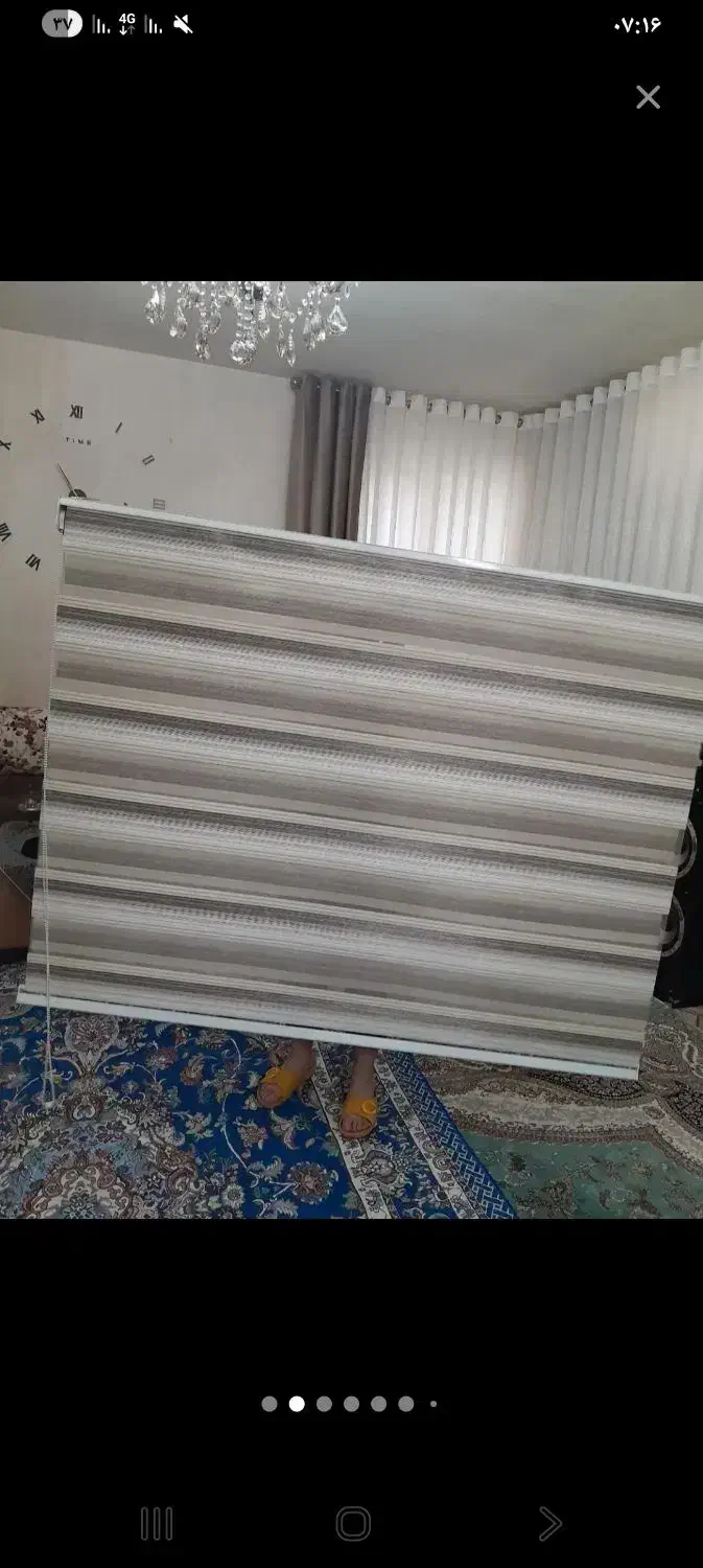 پرده زبرا سالم تمیز  ۲تا بخر یکیو رایگان ببر|پرده، رانر، رومیزی|اسکو, |دیوار