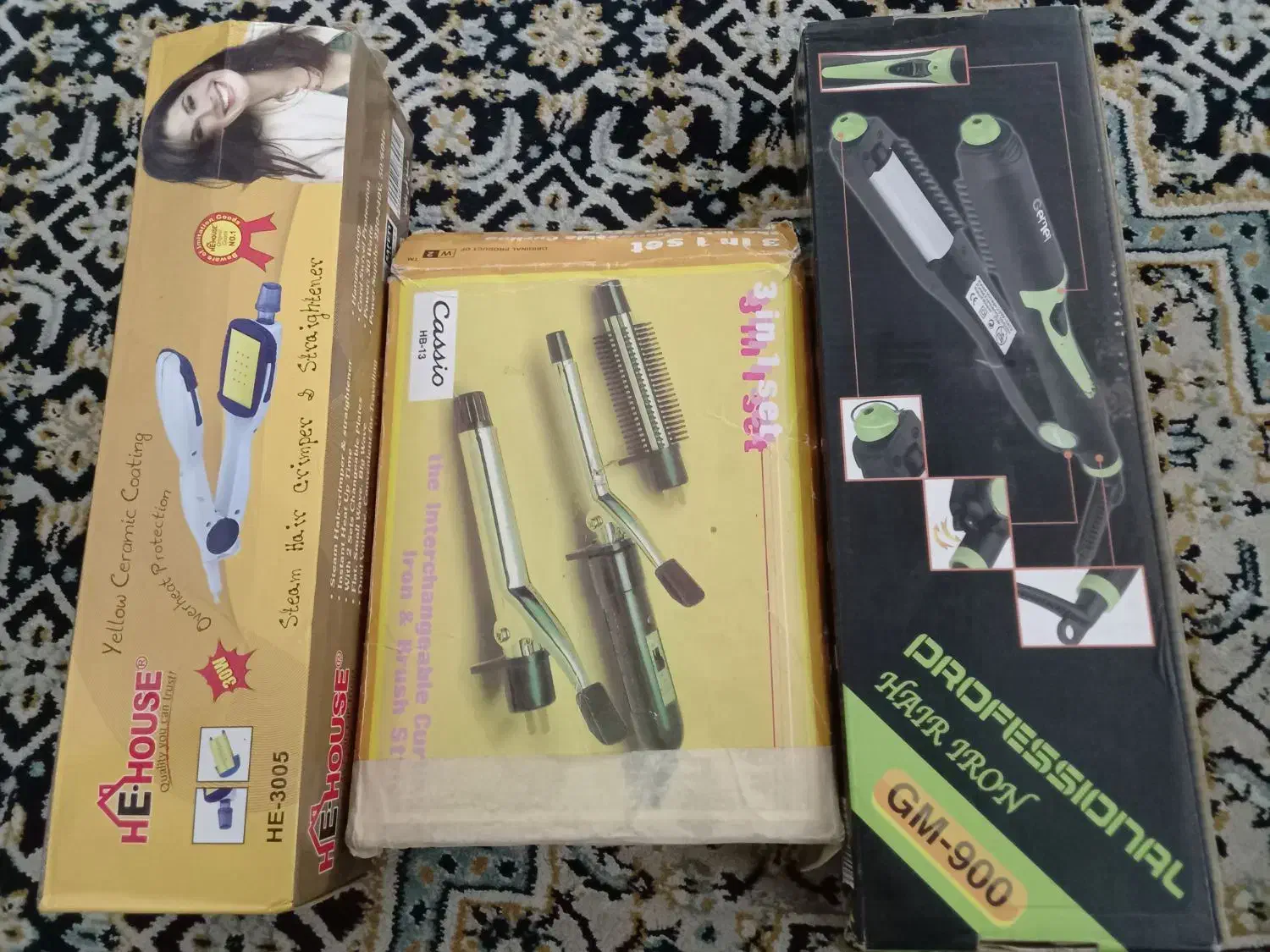 سه عدد اتو و حالت دهنده مو|آرایشی، بهداشتی، درمانی|قائم‌شهر, |دیوار