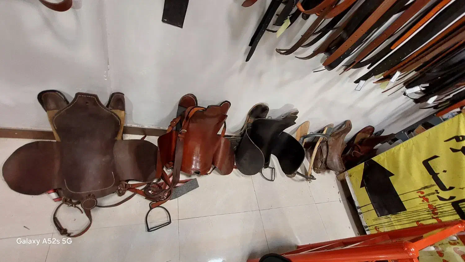 زین چرم طبیعی|اسب و تجهیزات اسب‌سواری|کرمانشاه, |دیوار