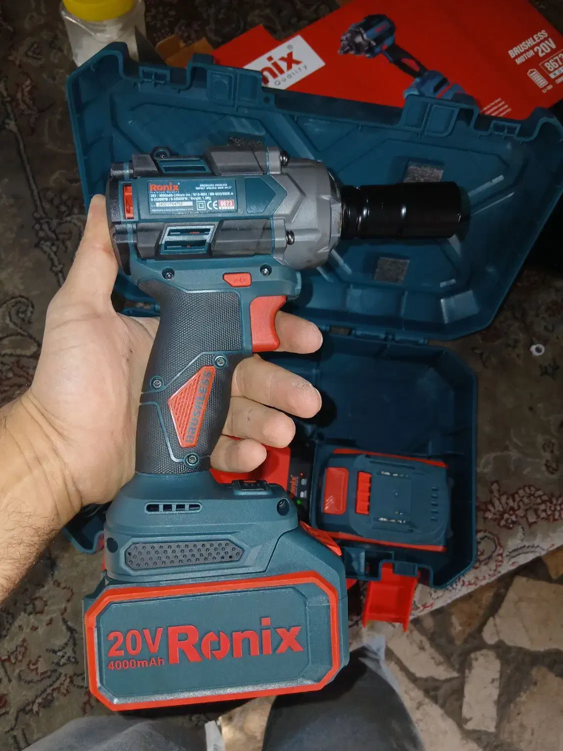 بکس شارژی ۵۰۰ نیوتن رونیکس|ابزارآلات|اردبیل, |دیوار