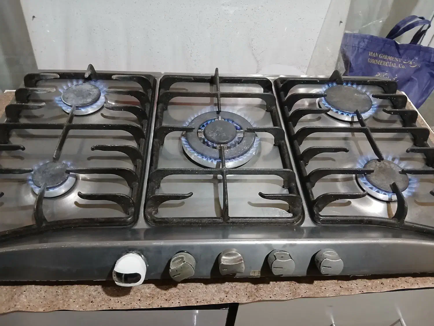 اجاقگاز صفحه ای استیل|اجاق گاز و لوازم برقی پختوپز|اردبیل, |دیوار