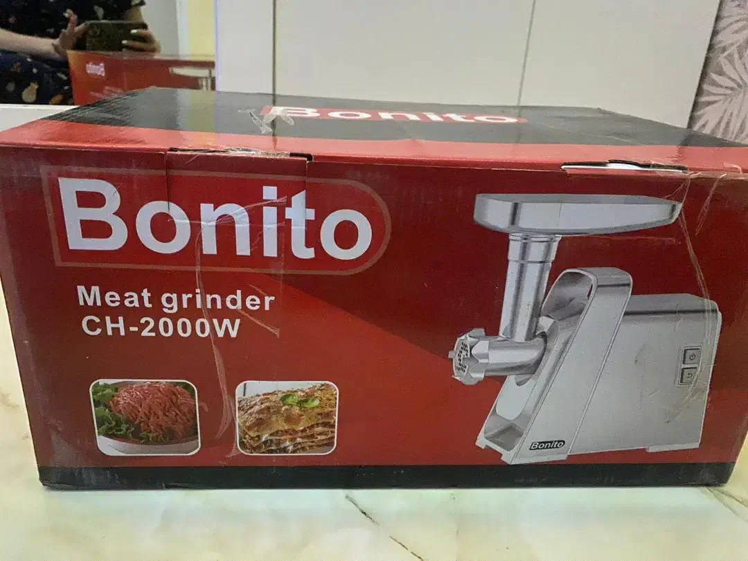 چرخ گوشت مشکی استیل Bonito 2000w|خردکن، آسیاب، غذاساز|اقبالیه, |دیوار