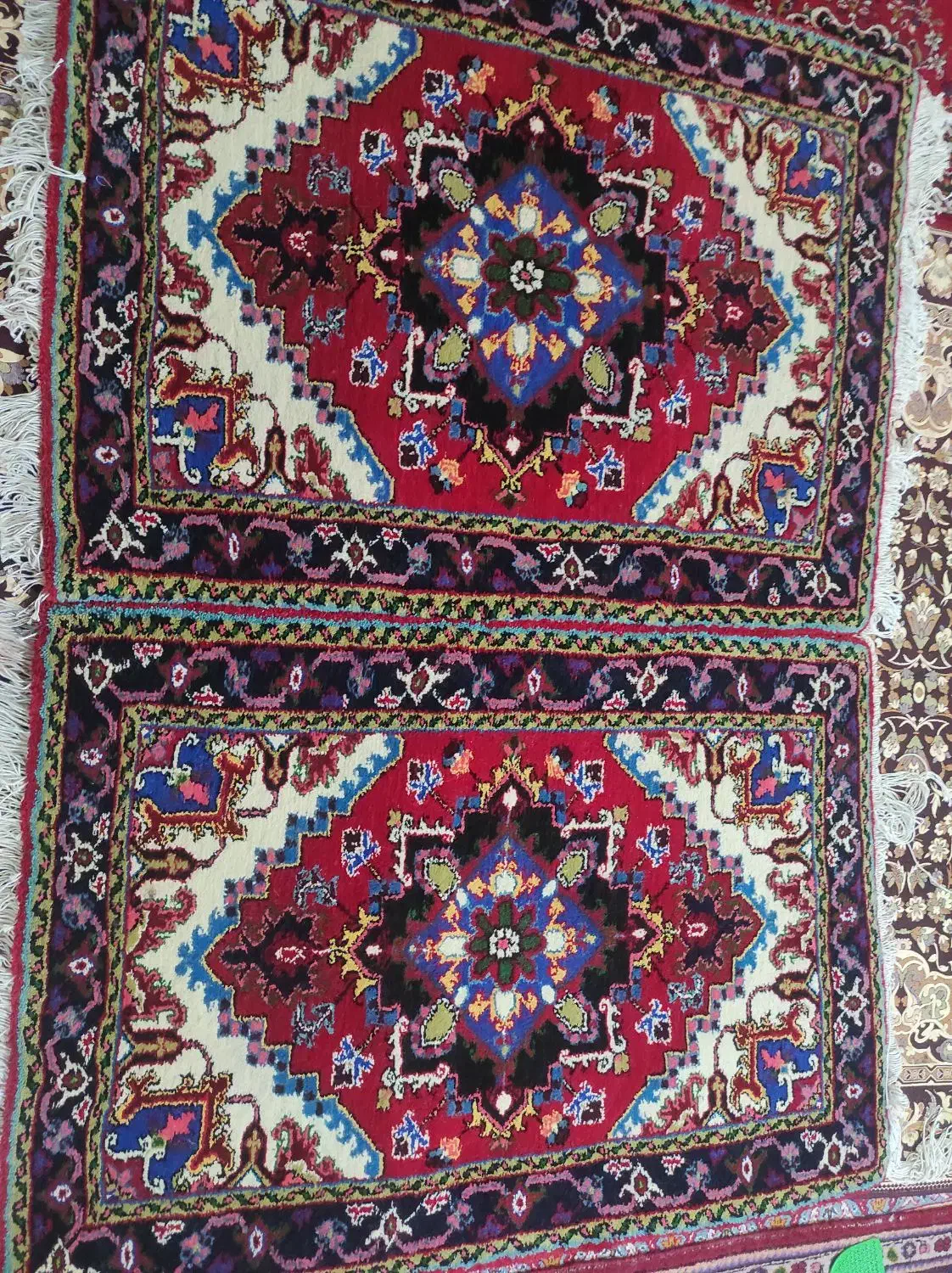 یک جفت زرنیم بارماخ توخوش|فرش|خواجه, |دیوار