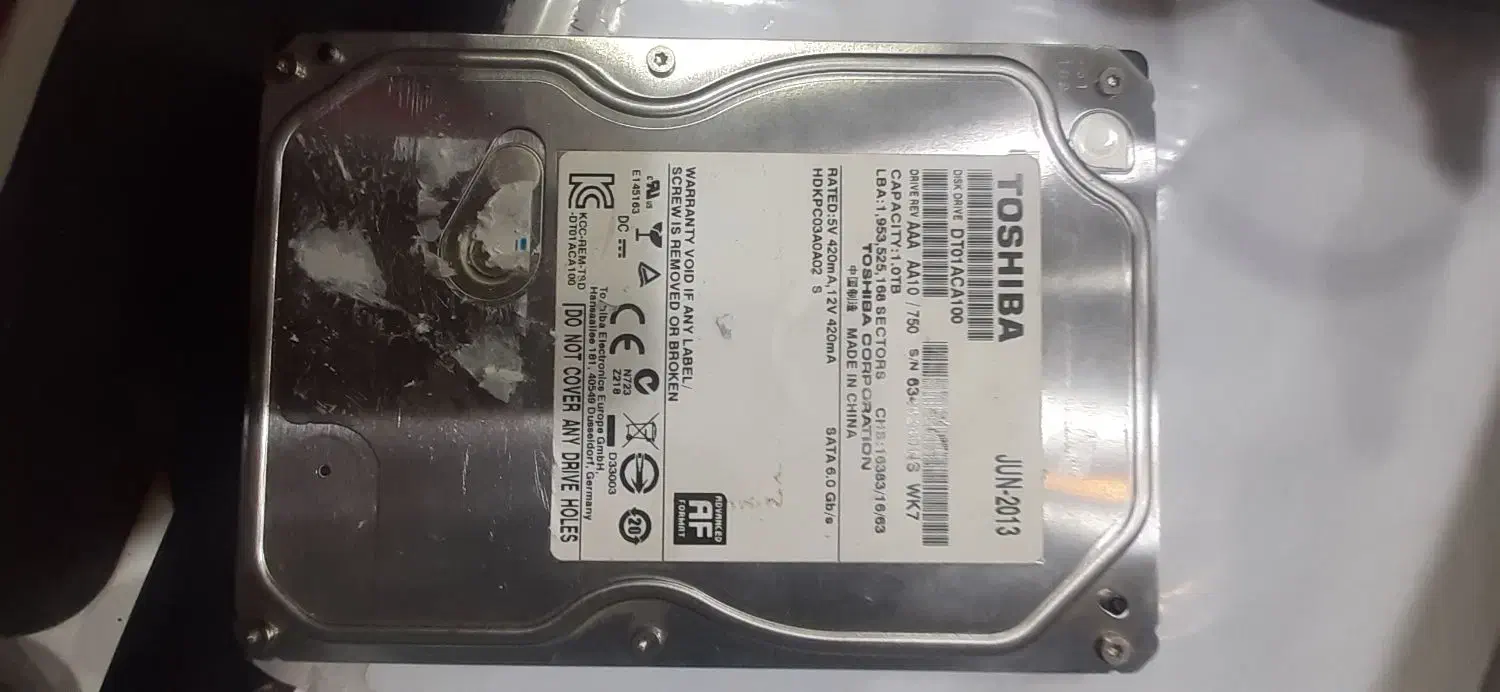 هارد۴ترا و ۱ترابایتی نیاز به تعمیر برای سیستم|قطعات و لوازم جانبی رایانه|قزوین, |دیوار