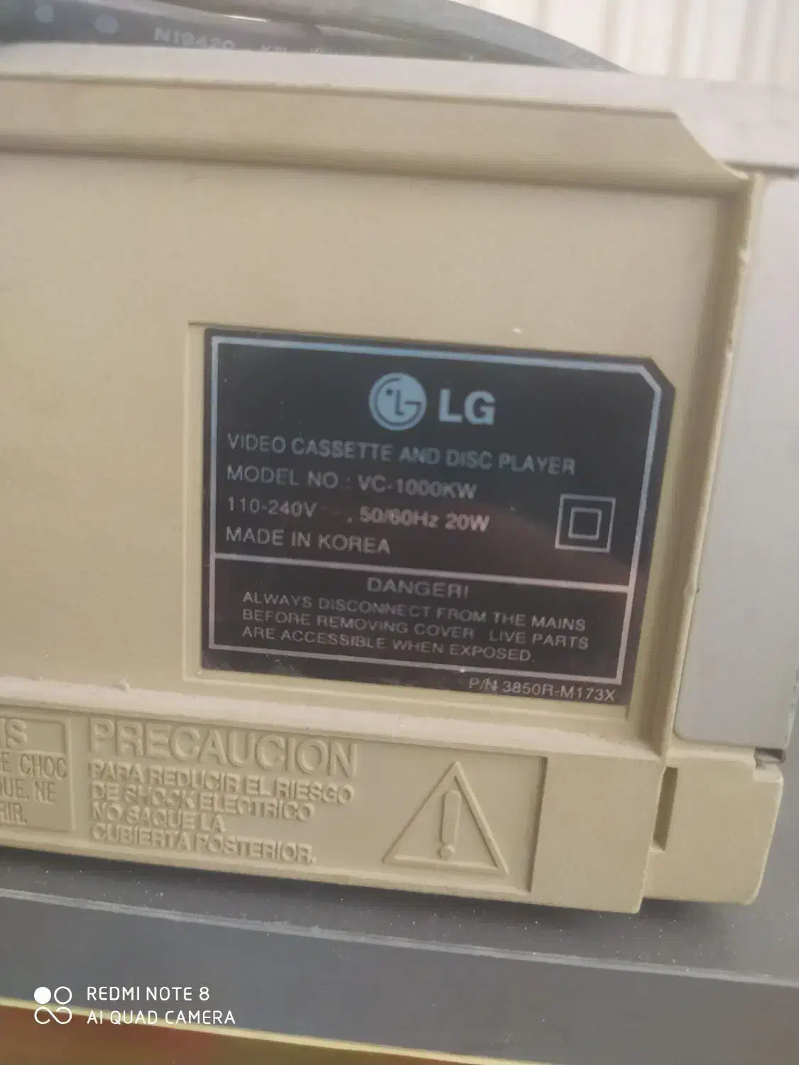 ویدیو وسی دی الجی|پخش‌کننده DVD و ویدیو|فولادشهر, مسکن مهر فولادشهر|دیوار