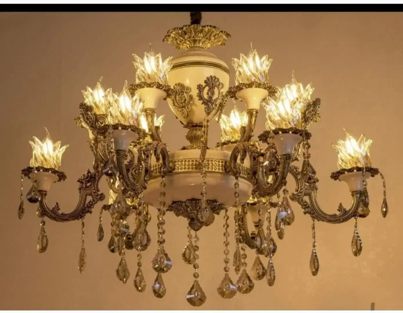 لوستر کاپ دار بزرگ پتینه خرید مستقیم تولیدی|لوستر و چراغ آویز|مشهد, خواجه ربیع|دیوار