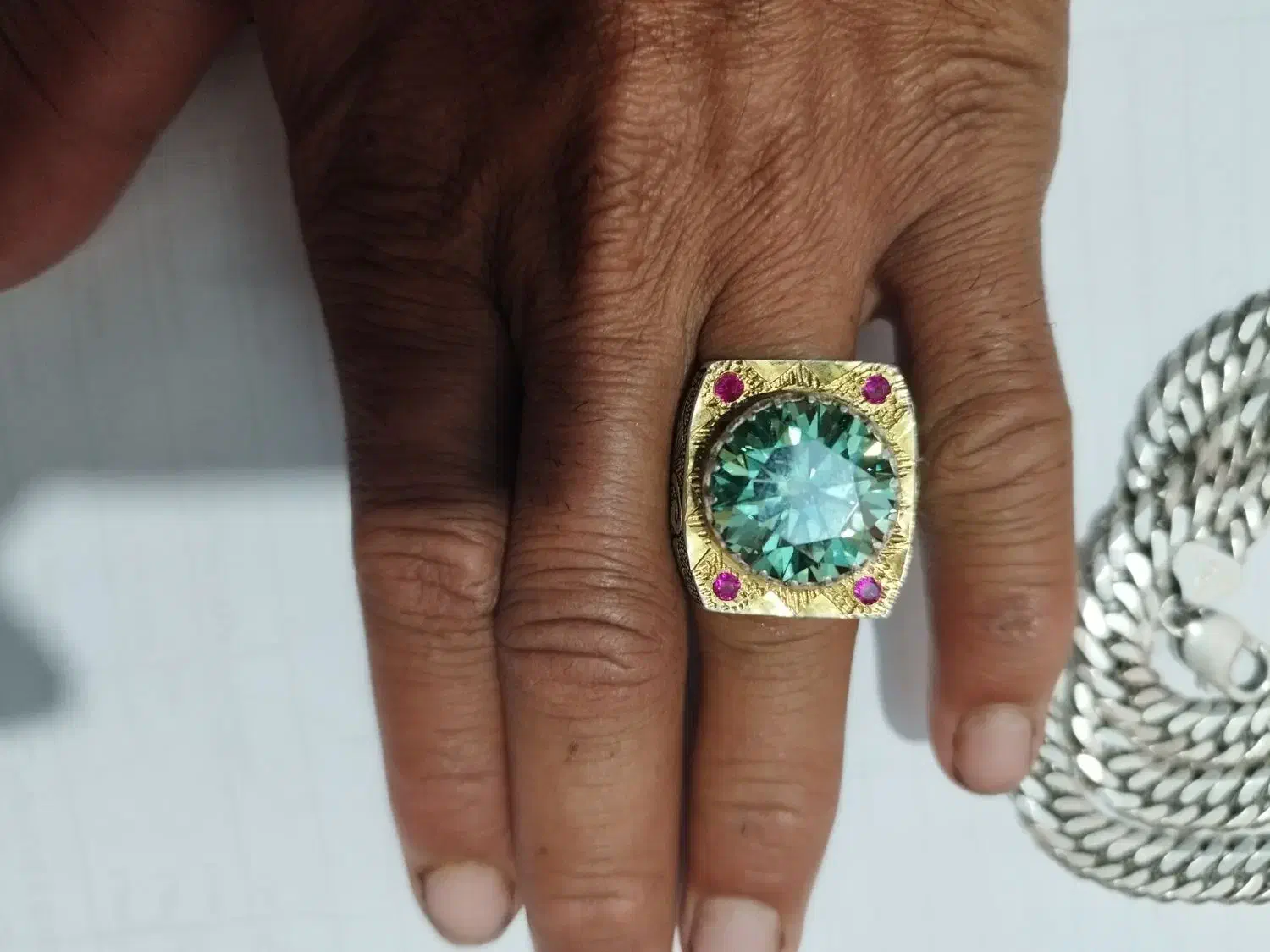 انگشتر الماس روسی سنگین وزن|جواهرات|سیرجان, |دیوار