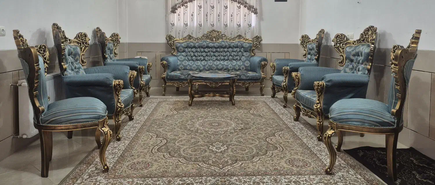 مبل سلطنتی|مبلمان خانگی و میز عسلی|مبارکه, |دیوار