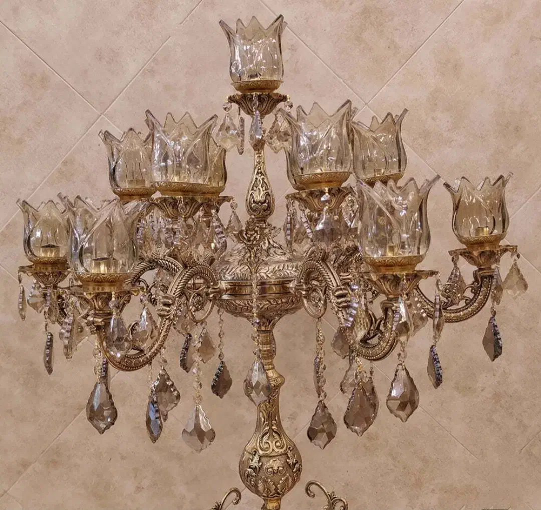 آباژور برنزی آباژور کنارسالنی شمعدان برنزی|صنایع دستی و سایر لوازم تزئینی|شیراز, آبیاری|دیوار