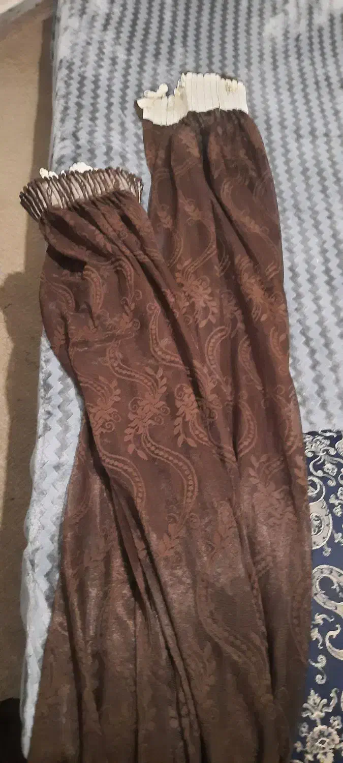 پرده قهوه ای|پرده، رانر، رومیزی|تنکابن, |دیوار