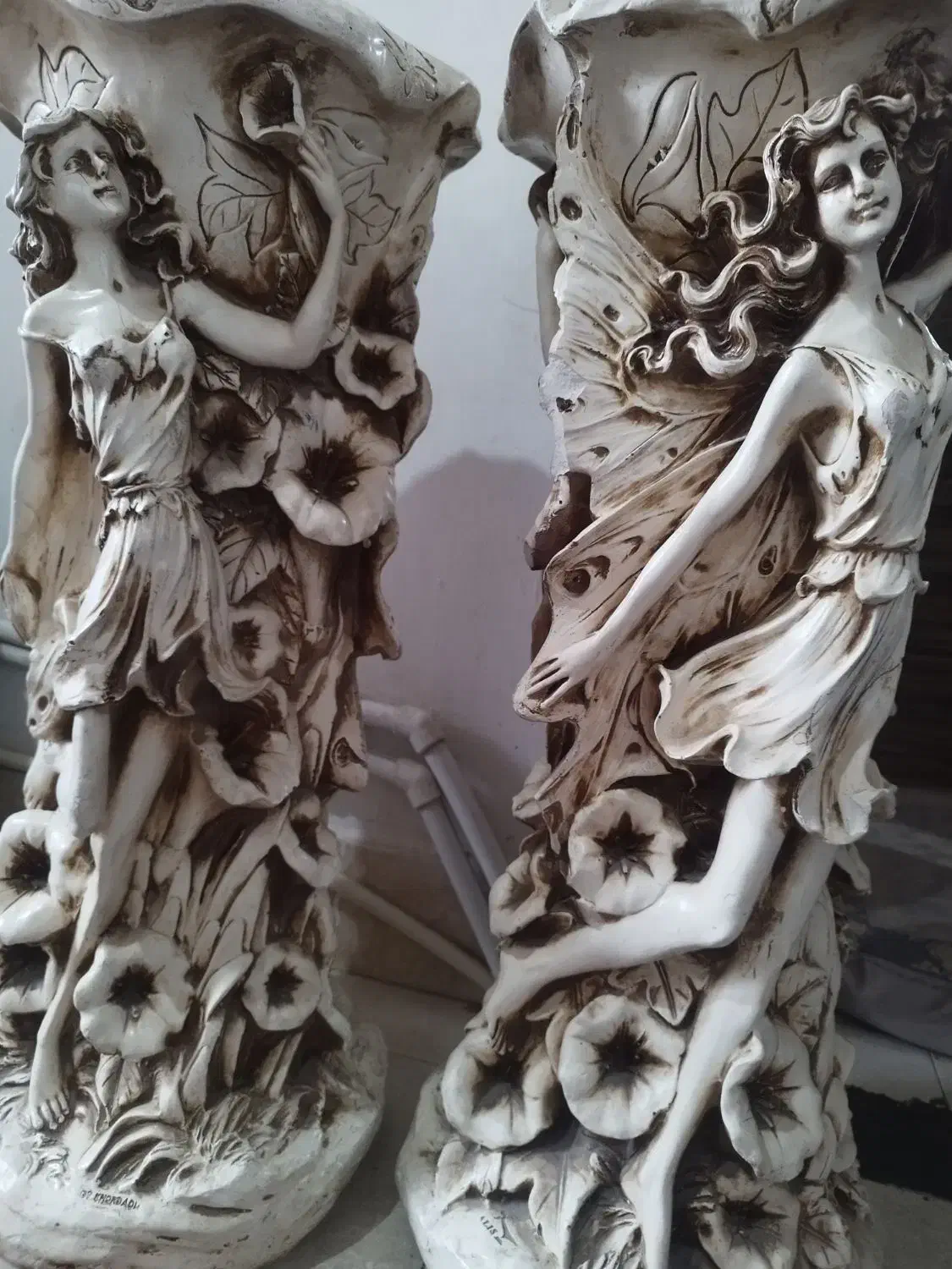 یک جفت مجسمه|مجسمه، تندیس، ماکت|زاهدان, |دیوار