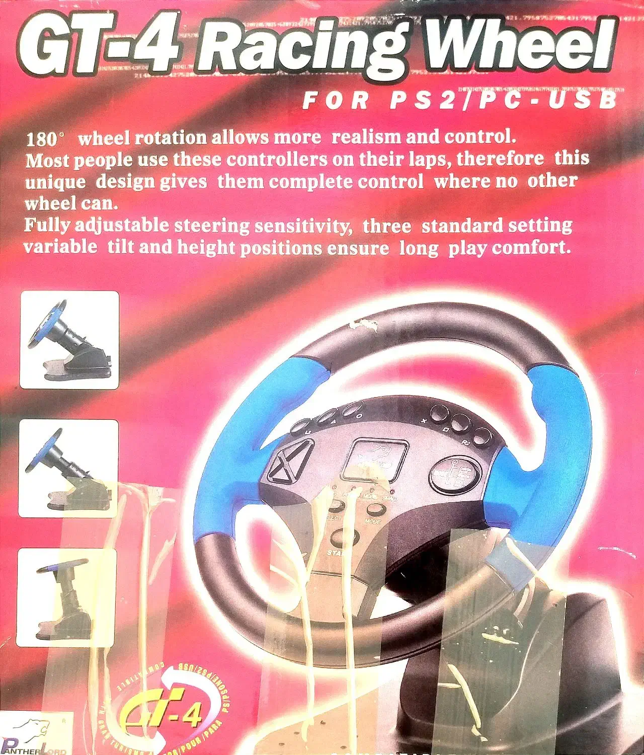 فرمان بازی مدل GT-4 Racing Wheel|کنسول، بازی ویدئویی و آنلاین|رشت, کوی مهر|دیوار