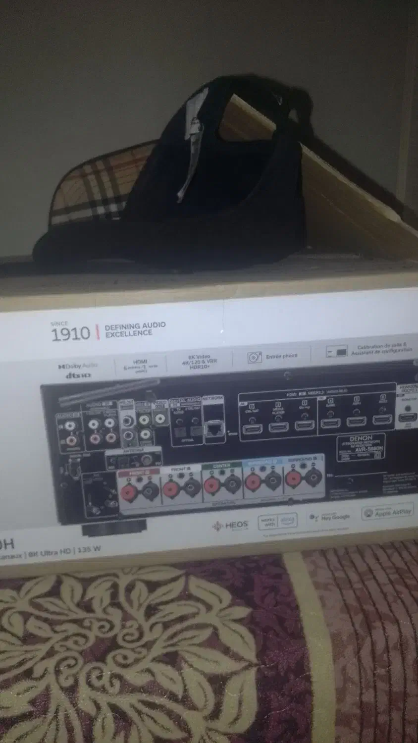 امپلی فایر سینما خانگی denon avr-660h در حد نو|سیستم صوتی خانگی|تهران, الهیه|دیوار