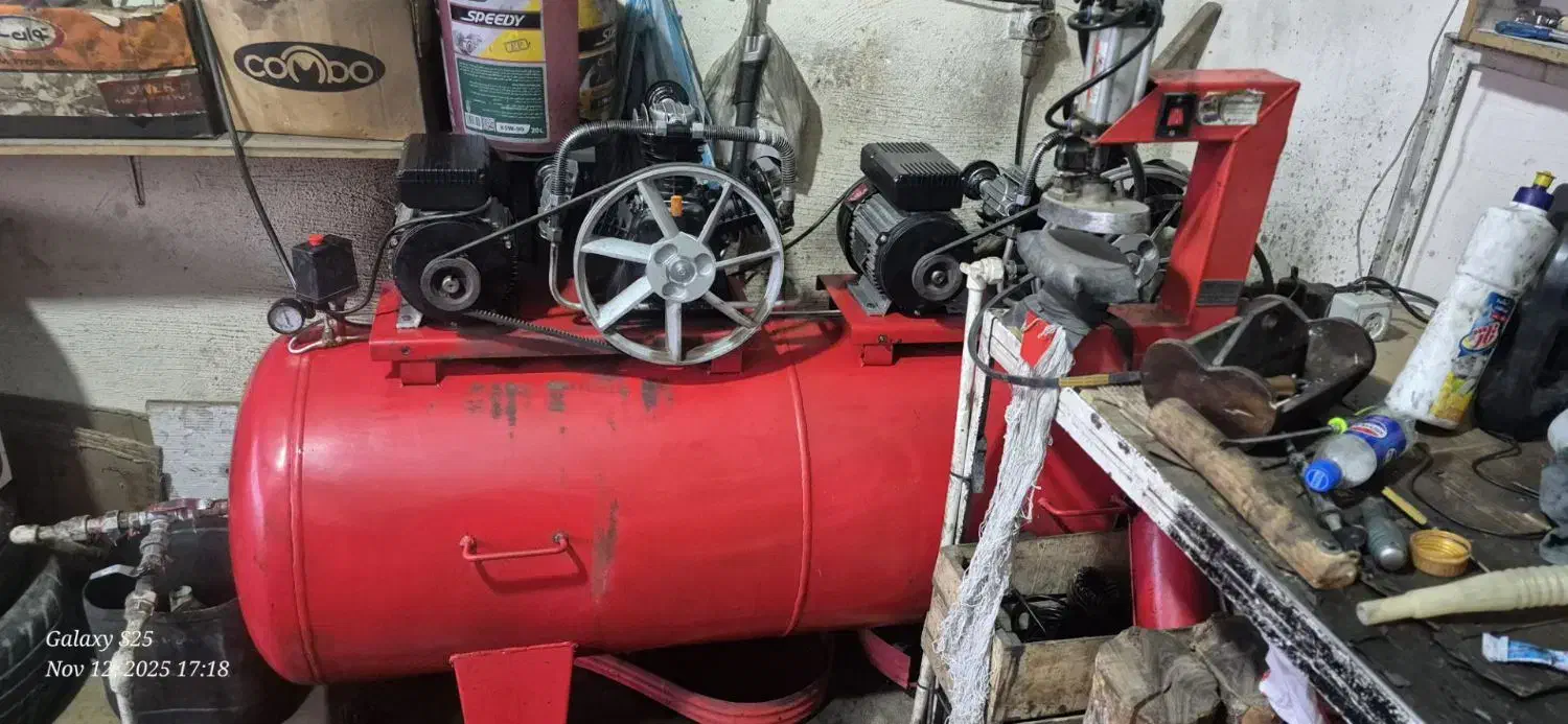 پمپ باد پنچرگیری بالن 750لیتری|ماشین‌آلات صنعتی|نقده, |دیوار