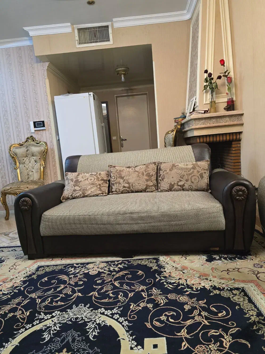 مبل ۷ نفره راحتی اسپرت چرم و پارچه|مبلمان خانگی و میز عسلی|تهران, اباذر|دیوار