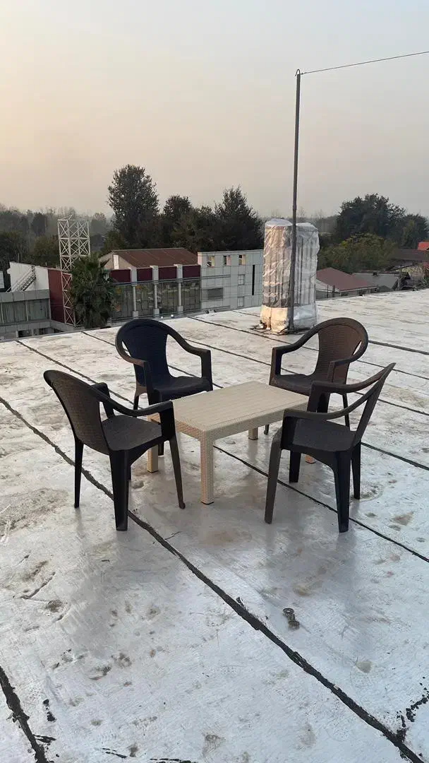 میز و صندلی پلاستیکی تاشو کافه و رستوران و باغی|میز و صندلی غذاخوری|رشت, استادسرا|دیوار