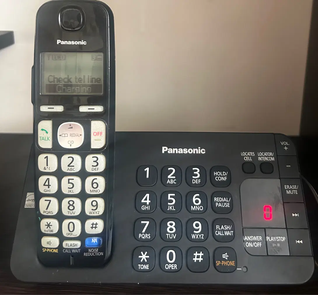 تلفن بیسیم پاناسونیک مدل Panasonic KX-TGE240|تلفن رومیزی|تهران, سجاد|دیوار