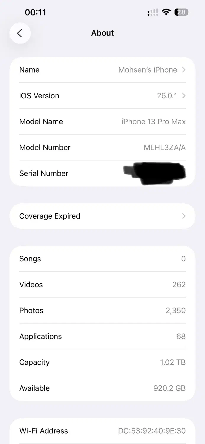 iPhone 13 Pro Max 1 TB|موبایل|تهران, فلاح|دیوار