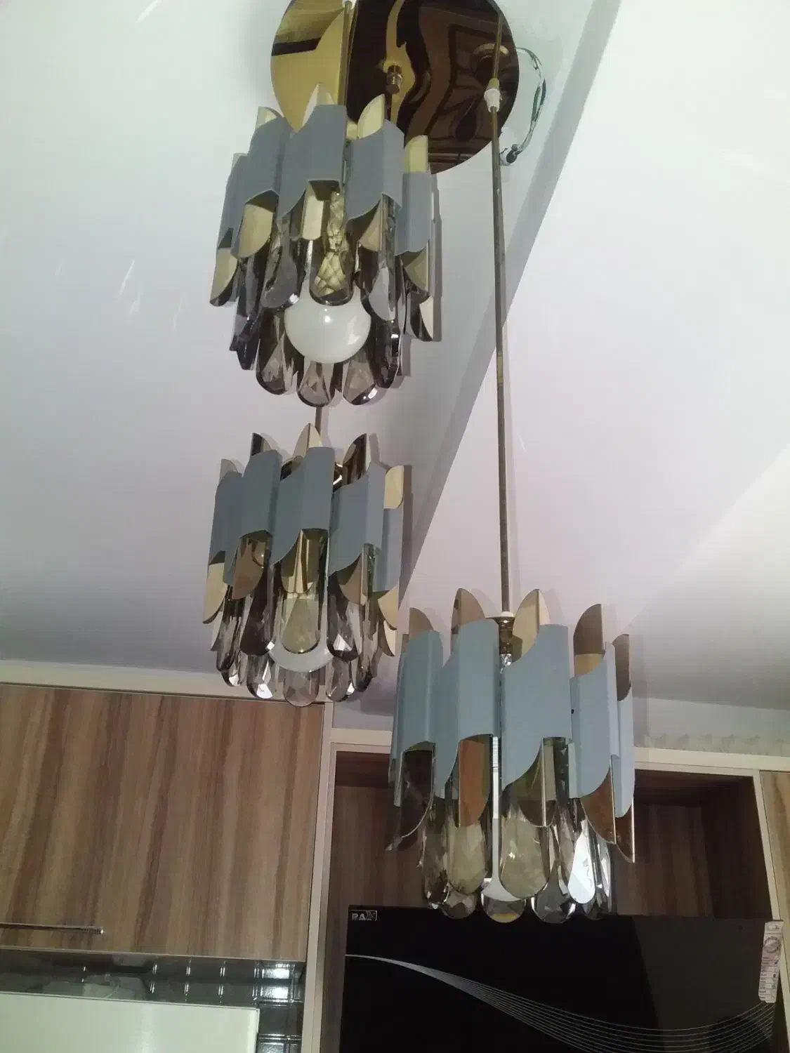 لوستر شیک|لوستر و چراغ آویز|قرچک, شهرک الحدید|دیوار